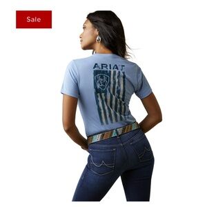 Ariat® Ladies Gila River Light Blue T-Shirt